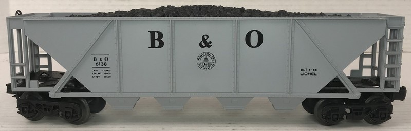 Lionel, O Scale, O Gauge, Hopper, B&O #6138, Baltimore & Ohio, 3-Rail