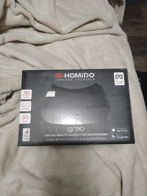 HOMiDO Grab Virtual Reality Headset for Smartphones/iPhones. VR 3D Open box 