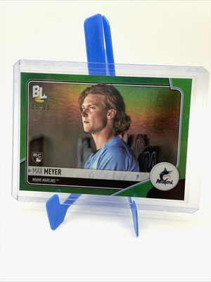 2023 Topps Big League Wrapper Redemption Green Foil RC /99 Max Meyer #WR-56