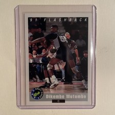 1992 Classic Draft Picks Dikembe Mutombo '91 Flashback #98 Basketball