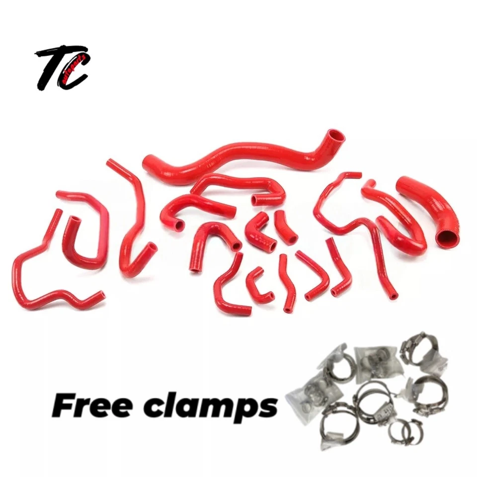 Reinforced For Lexus Is 250/Is300 2006-2012 17 pcs Silicone Coolant hose kit - Image 2 of 4