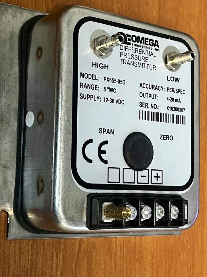 OMEGA ENGINEERING PX655-05DI DIFFERENTIAL PRESSURE TRANSMITTER - Image 2 of 4