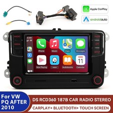 For VW PQ After 2010 DS RCD360 Carplay MirrorLink Touch Screen Car Radio Stereo