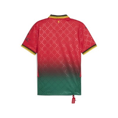 PUMA Ac Milan OffWhite Collared Short Sleeve Soccer Jersey Mens