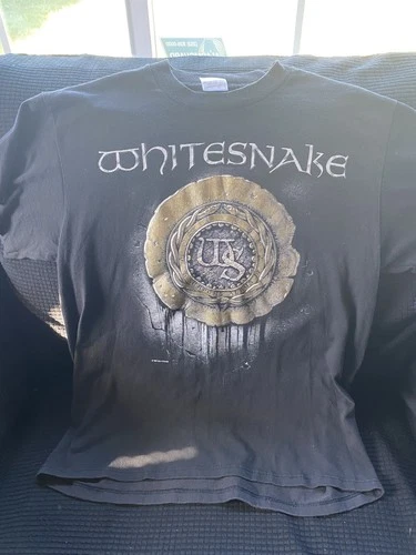 Whitesnake Tour T-Shirt US Dates Spring Fo 1980s vintage concert t-shirt, vintage, single stitch, B+ condition
