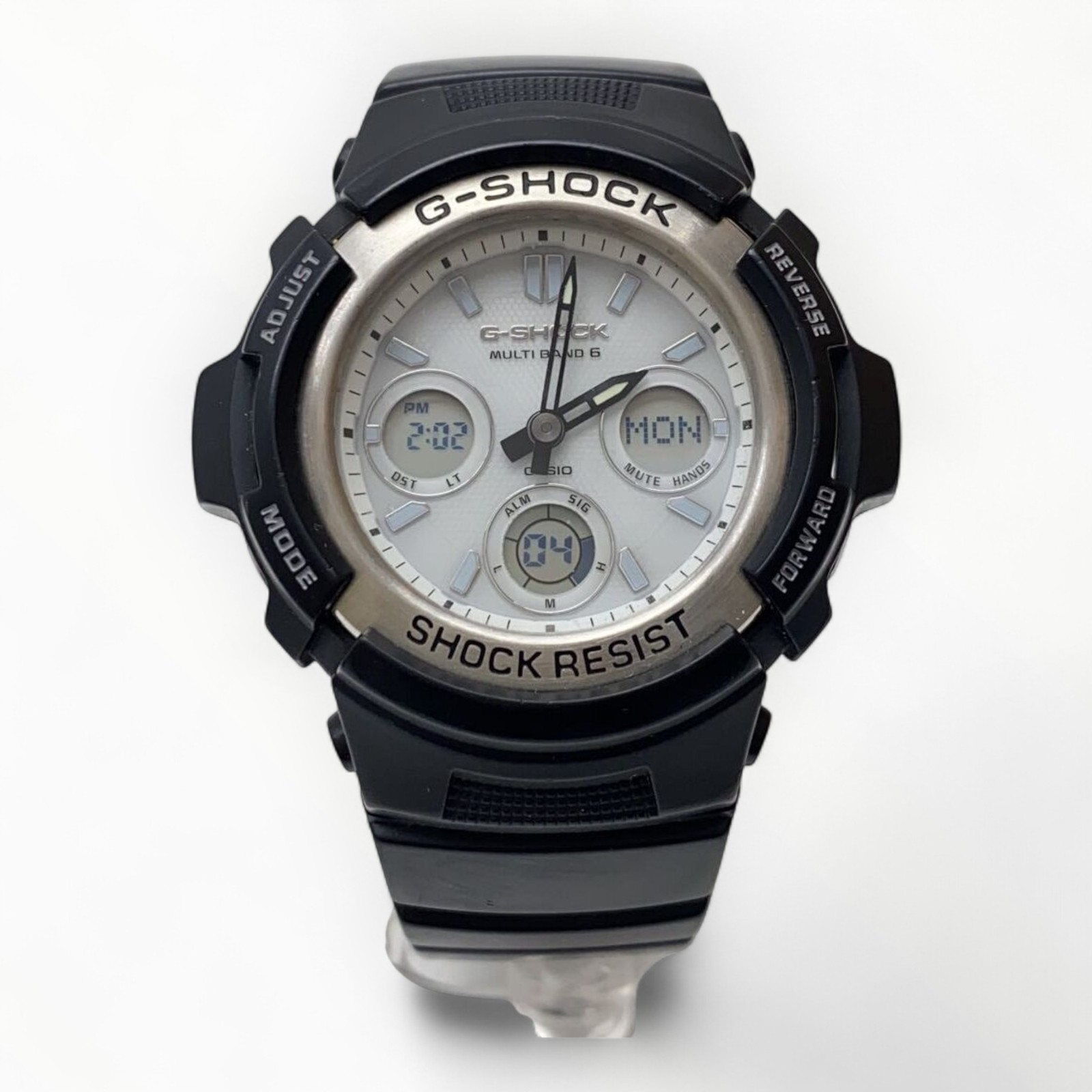 CASIO Solar Ana-Digi Black Mens Watch 1.77 x 1.81 Inch 9779