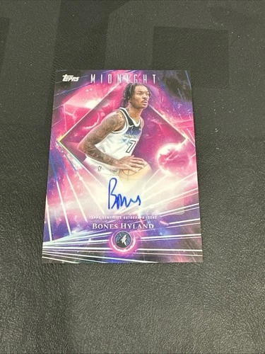 2025-26 Topps Midnight Dark Matter Autographs Bones Hyland Auto #DMA-BH