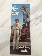 Vintage Oversize Postcard c1959 Pioneer Club Casino Las Vegas Nevada NV
