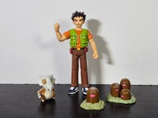 Vintage 1998 Tomy Pokémon Brock Dugtrio Diglett Cubone Lot