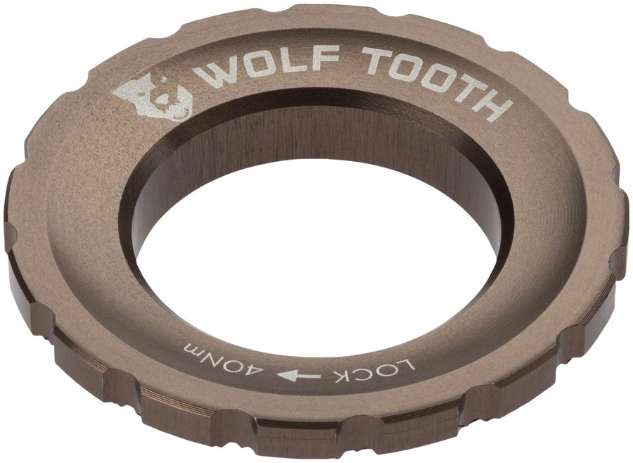 Стопорное кольцо центрального замка ротора Wolf Tooth - 7075-T6 из алюминия, с наружным шлицем