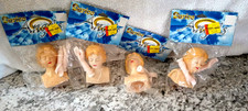 VINTAGE LOT OF 4 Darice Angels Doll Head with Hands 2.5   THINK CHRISTMAS 