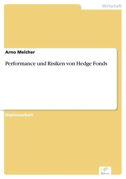 Arno Melcher | Performance Und Risiken Von Hedge Fonds | Taschenbuch | Deutsch-image