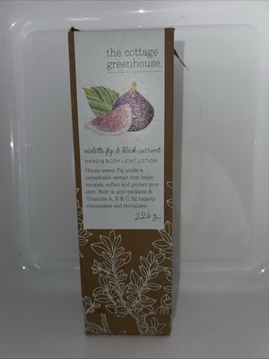 The Cottage Greenhouse Violette Fig & Black Currant Hand & Body Lotion, 8-oz.