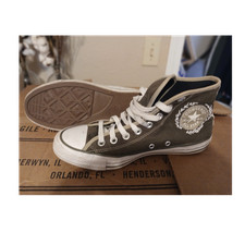 Converse Chuck Taylor All Star Khaki Green /White High Top Canvas Sneakers