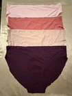 NEW Auden Lot of 4 Invisible Edge Panties Nylon Spandex Colors Shown Size 3X
