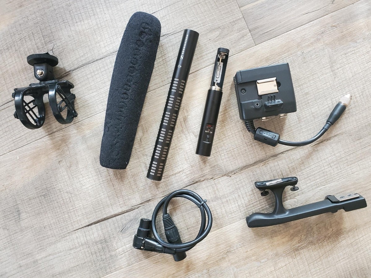sennheiser me66 xlr mic + k6 power module | eBay