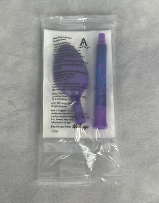 Kellogg s Cereal Avatar Glow In The Dark Reusable Sip N Spoon Straw, NEW