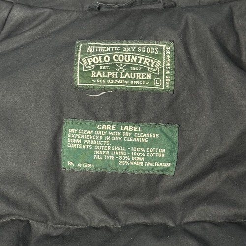 Vintage Ralph Lauren Polo Country Aztec Down Puffer Coat Jacket RARE Size L - Picture 7 of 9