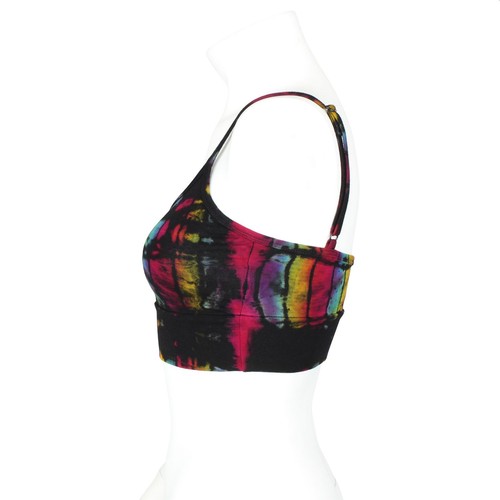 Sports Bra Crop Top Batik Birch verschiedene Farben Boho Psy Goa Yoga Hippie - Picture 9 of 48