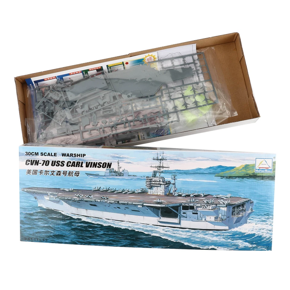 1:700 MiniHobby Model 80905 CVN-70 USS Carl Vinson Aircraft Carrier With Motor - Image 2 of 4