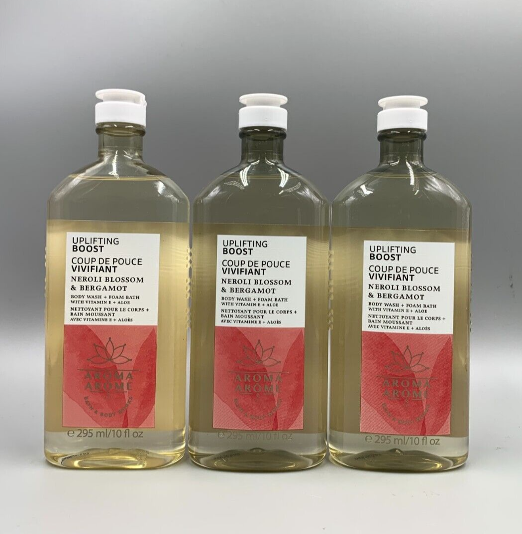 Bath & Body Works Neroli Blossom Bergamot Body Wash Foam Bath 10 Fl Oz S/3 #9027