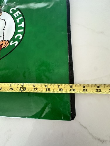 Boston Celtics NBA~Recycle Reusable Vinyl Tote Bag 6” x 20” - Picture 6 of 8
