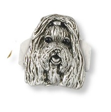 Shih Tzu Ring Handmade Silver Shih Tzu Jewelry SZ14-R