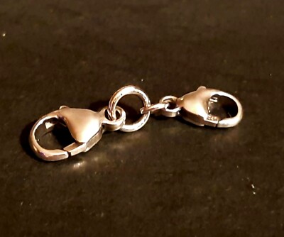 Trollbeads Double Clasps 10103 New Double Clasps Sterling Silver New  10103