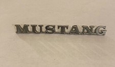 Vintage 1960's Mustang Chrome Emblem Nameplate