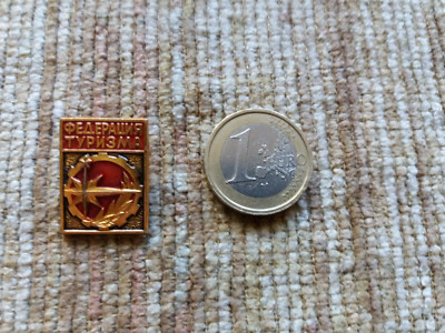 Pin Anstecknadel Tourismus Federation der UdSSR VINTAGE федерация туризма СССР