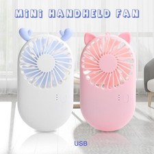 Mini Handheld Fan Portable Ice Cooling Fan Rechargeable Cooler Fan