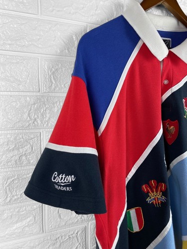 Cotton Trades 6 Nationen Rugby Polo T-Shirt - Bild 5 von 11