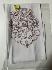 embroidered flour sack towel