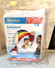 PISCINA NATACIÓN ESCUELA ARCO IRIS BABY BOAT FLOTADOR NIVEL 1 flotador inflable bebé NUEVO