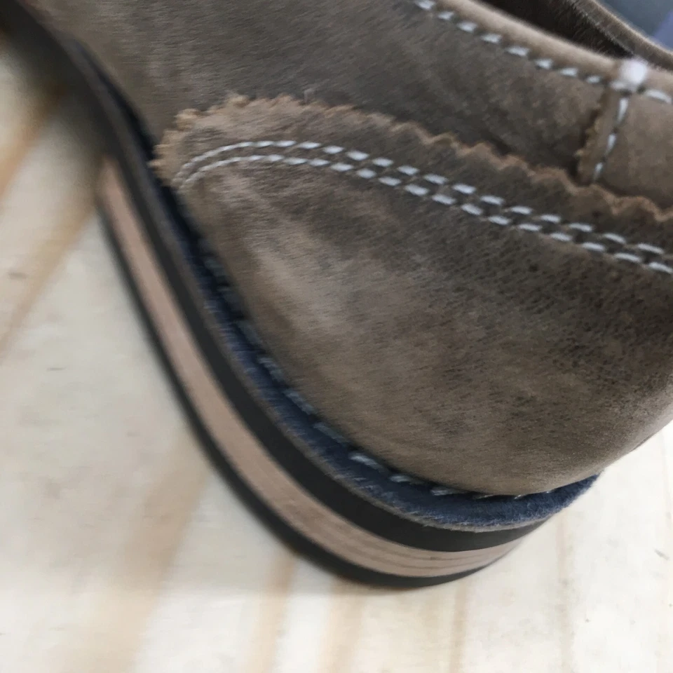 原装企鹅正装鞋男式 9 Waylon 牛津米色麂皮绒系带 PWAY500-2 — 第 4/4 张图片