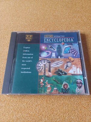 OXFORD Interactive ENCYCLOPEDIA PC CD ROM CD-ROM DISC Windows 95 98 TLC 1997