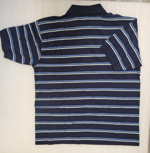 Fred Perry Mens Polo Shirt Navy Stripe UK XL (305) - Picture 2 of 12