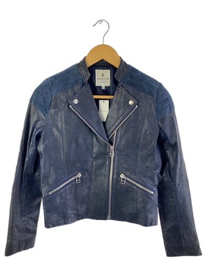 LANVIN en Bleu double riders Jacket navy 38 | eBay LANVIN en Bleu double riders Jacket navy 38 | eBay
