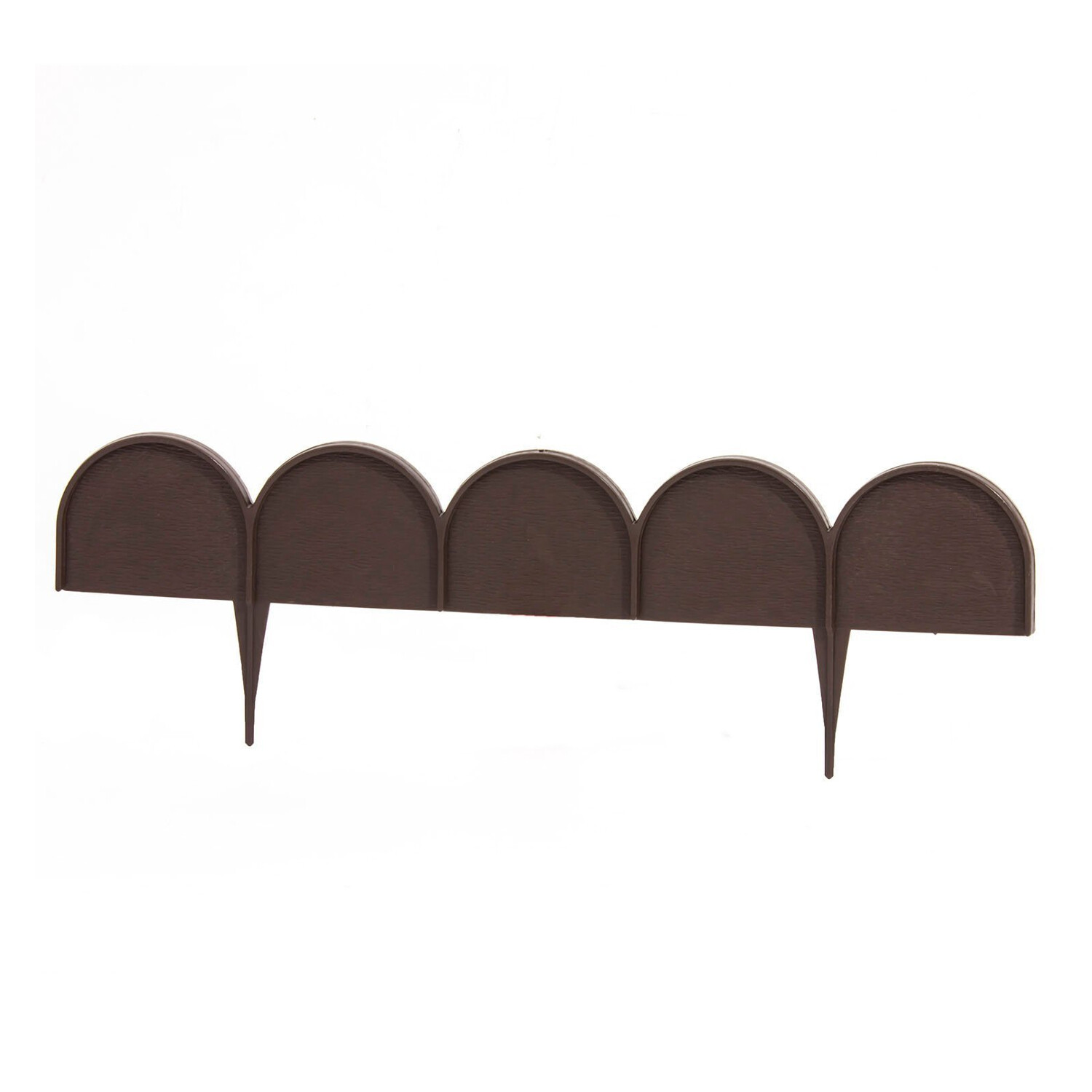 Bordure jardin marron 10m pour stopper l'herbe envahissante dans vos massifs