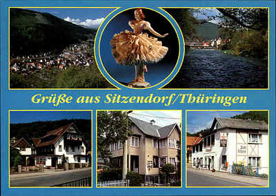 SITZENDORF Thüringen Mehrbild-AK Ansichtskarte Postkarte ungelaufen ...