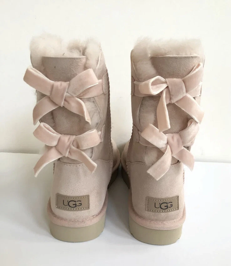 UGG BAILEY BOW II TWINKLE QUARTZ WATER RESISTANT BOOT US 7 UK 5 EU