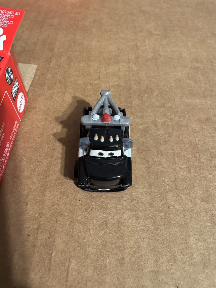 2021 Disney Pixar Cars Mini Racers OFFICER MATER Police Sheriff Series 1 RARE #3 - Image 2 of 4