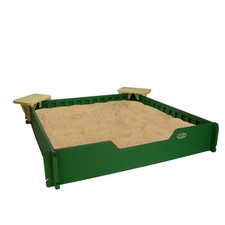 gorilla playsets interlocking sandbox with cover
