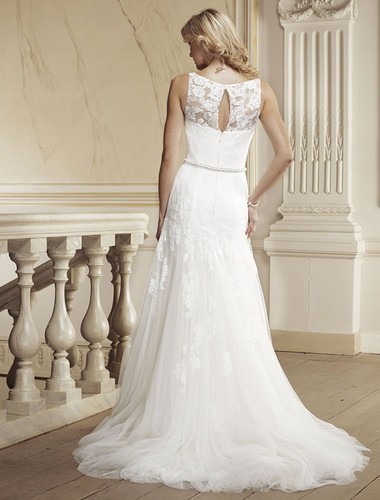 Wedding Dress, Modeca Ola A-line - Enzoani, Size: 36, Ivory (once worn) - Picture 3 of 6