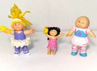 VINTAGE OF 3 MINI 1984,1992 OAA CABBAGE PATCH KIDS DOLLS FIGURES CAKE TOPPERS