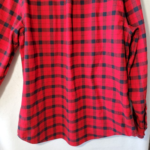 CC Filson Shirt Men's XL Red Plaid Heavy Duty Flannel Button Down - 第 9/12 張圖片