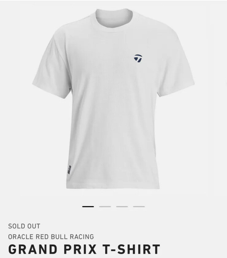 美品 テーラーメイド限定Tシャツ　レッドブルコラボ　サイズXL Red Bull X Taylormade Grand Prix T-shirt 2XL “SOLD OUT