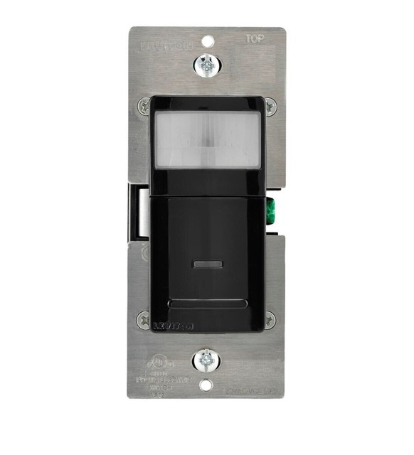 Leviton Ipv15 1le Decora Vacancy Motion Sensor Wall Switch 15a Single Pole Black For - Motion Sensor Wall Switch Leviton Ipv15 1le Decora Vacancy Motion Sensor Wall Switch 15a Single Pole Black For - Motion Sensor Wall Switch
