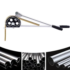 3/4" Tube Bender Manual 0~180° Copper Ratchet Type Pipe Bender Bending Tool 19mm