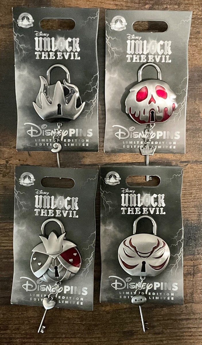 【未使用】否定の力　＋　Blue Collection- Pin Set Disney 2023 Unlock the Evil LE 4000 Pin Set | eBay